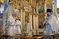 Архиерейское богослужение в Богоявленском соборе Ногинска